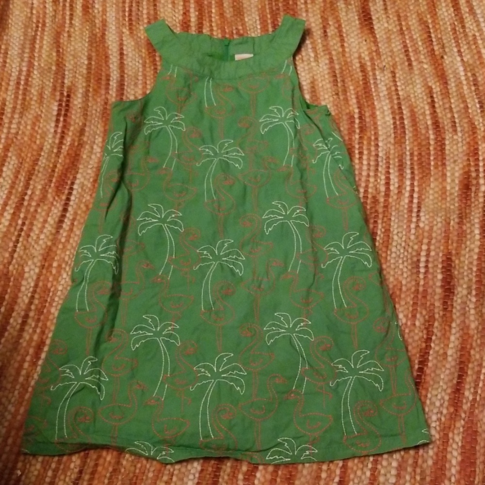 Girls 7 gymboree‎ flamingo dress